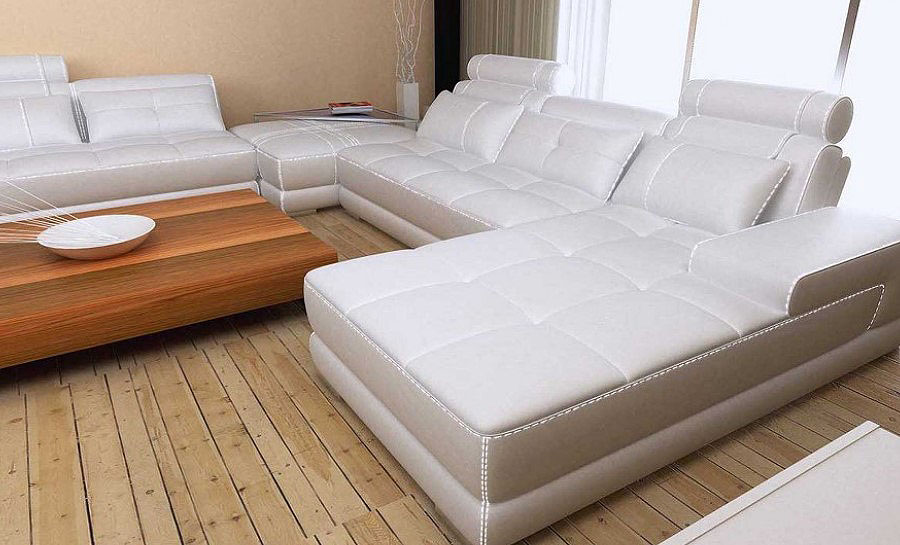 Diva Leather Sofa Lounge Set